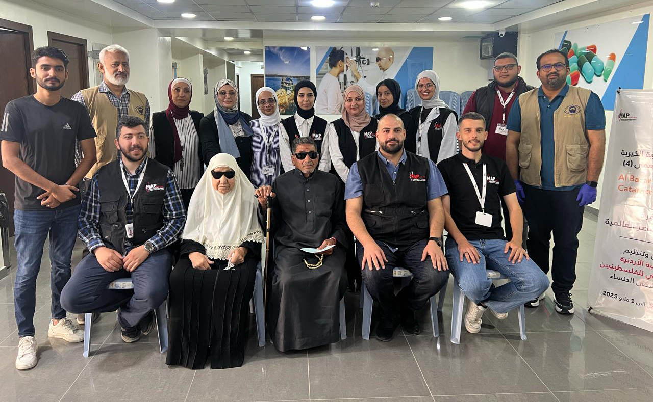 2250 عملية مجانية لإزالة المياه البيضاء ضمن حملة لمكافحة العمى في مخيمات الأردن