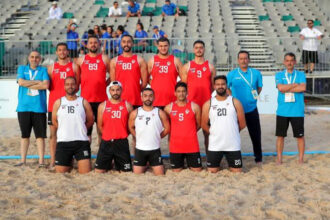 المنتخب الوطني لكرة اليد الشاطئية بالمركز الرابع