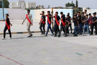 تخريج طلبة مشروع التدريب العسكري في تربية الطيبة