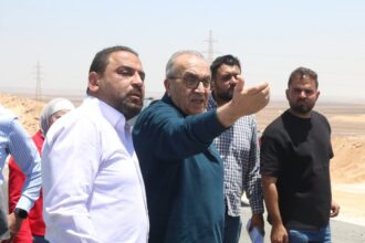 وزير الأشغال يتفقد مشروعي طريقي الموقر-الأزرق والمدينة الرياضية