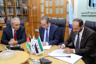 "المهندسين الأردنيين" توقع مذكرة تفاهم مع نظيرتها السورية لتعزيز التعاون وإعادة الإعمار