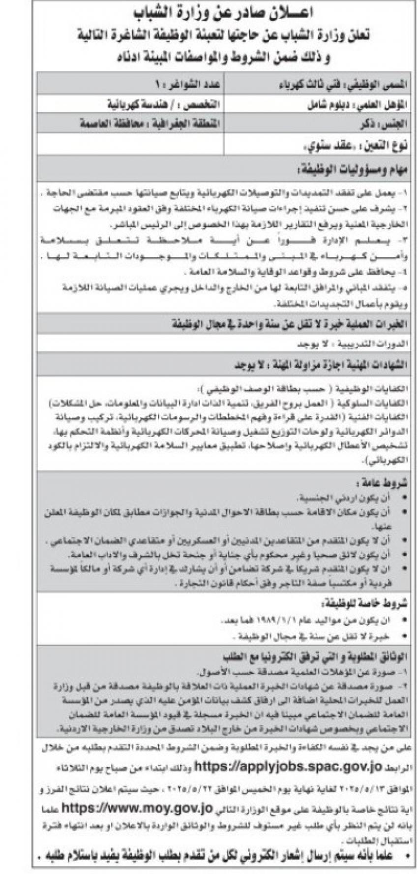 شواغر ومدعوون للمقابلات في مؤسسات حكومية