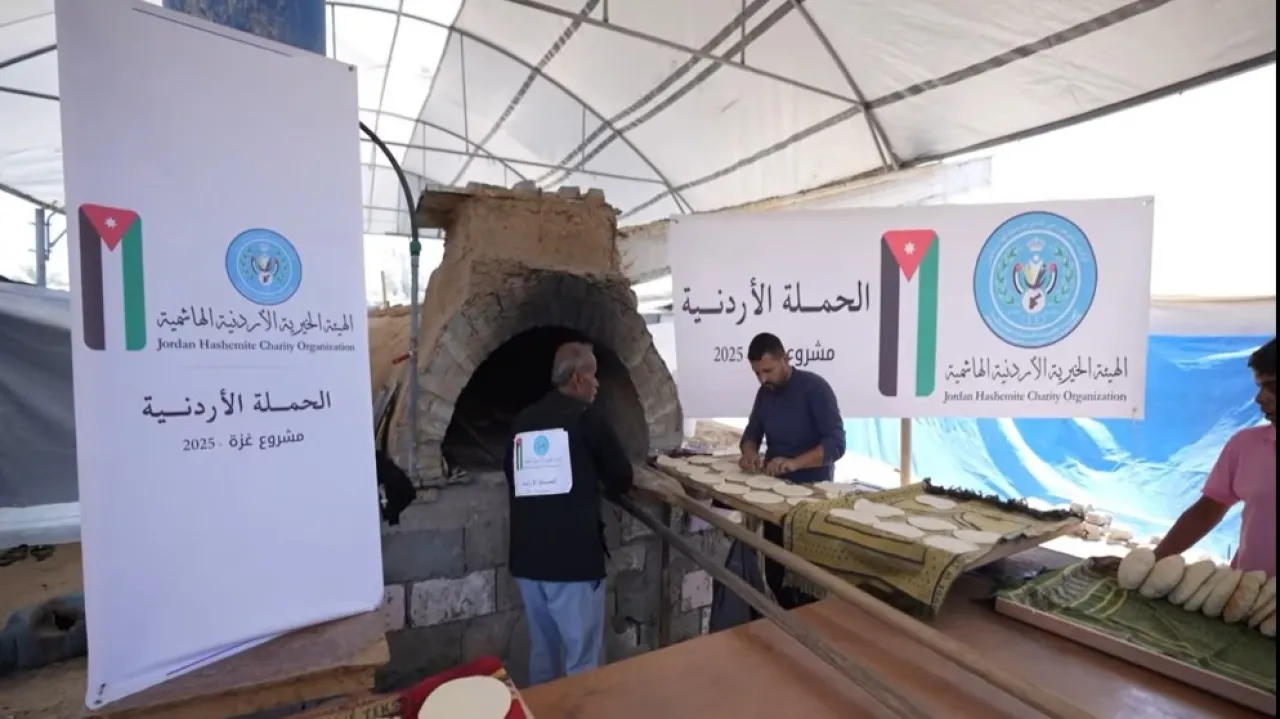 الهيئة الخيرية الأردنية تفتتح مخبزًا يوميًا في جنوب غزة
