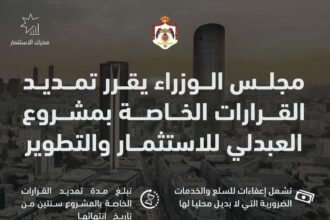 تمديد قرارات "العبدلي للتطوير" تمهيداً لانطلاق المرحلة الثانية من المشروع
