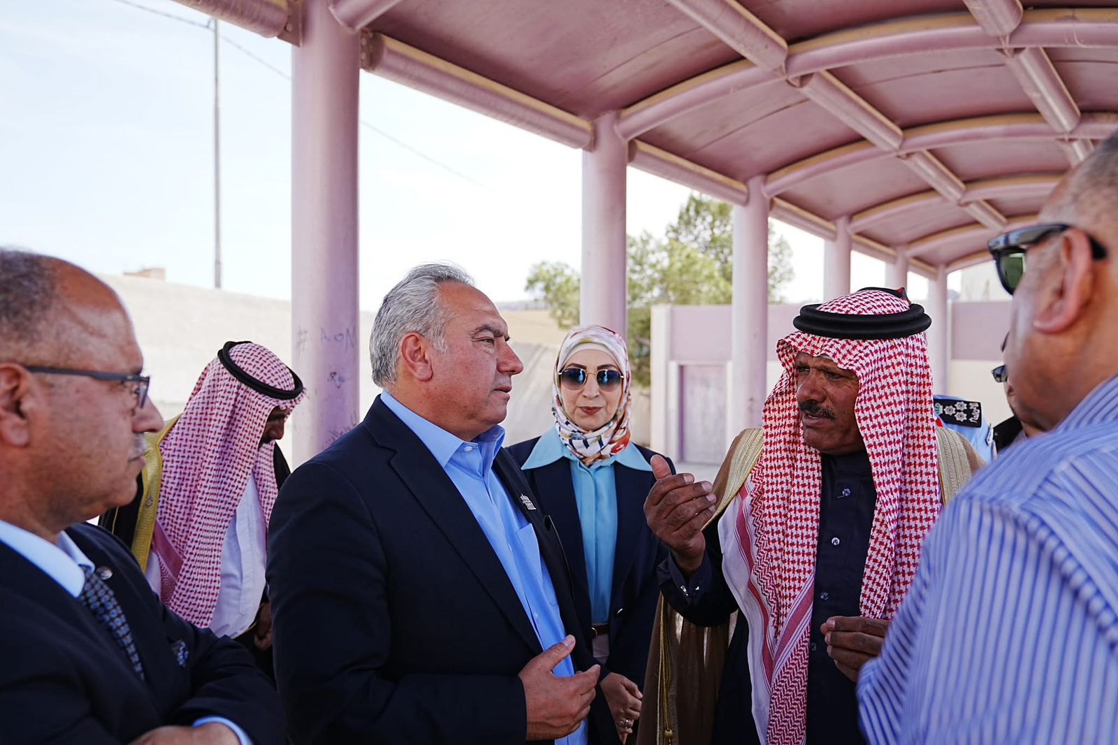 البريزات والمجلس الأمني لمحافظة معان يطلعون على واقع الخدمات في منطقة أم صيحون