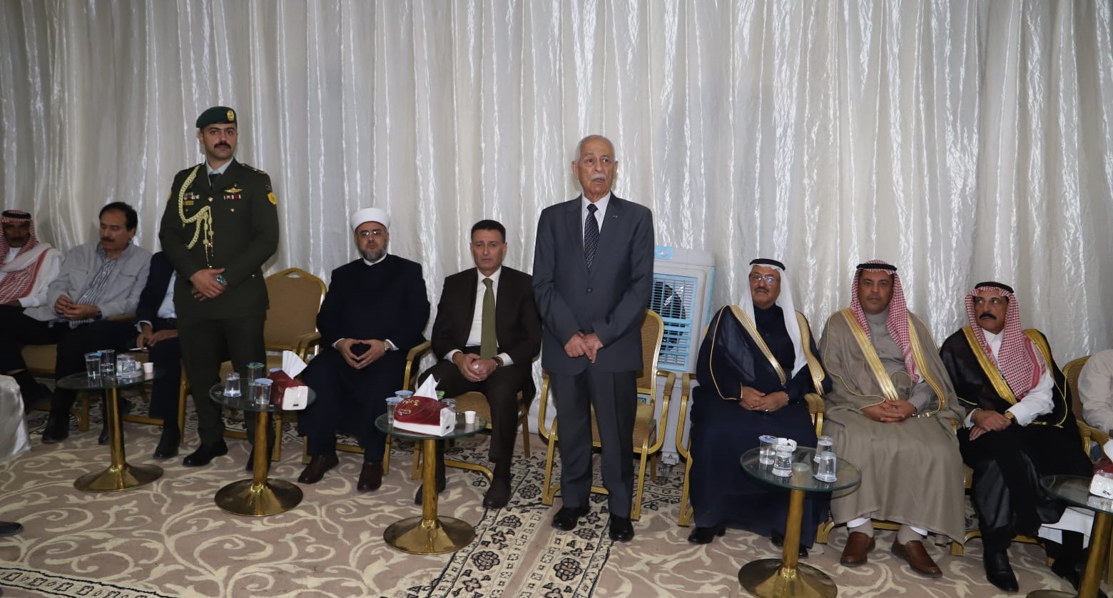 مندوبا عن الملك وولي العهد...العيسوي يعزي عشائر الخضير والسلايطة والحجاج والخزاعلة والحتاملة