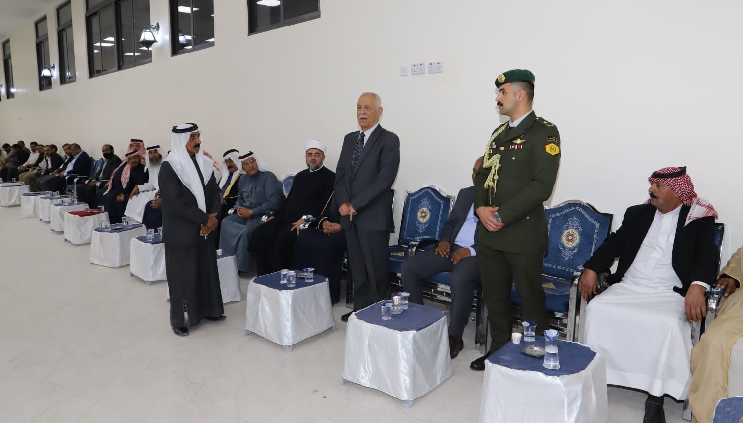 مندوبا عن الملك وولي العهد...العيسوي يعزي عشائر الخضير والسلايطة والحجاج والخزاعلة والحتاملة