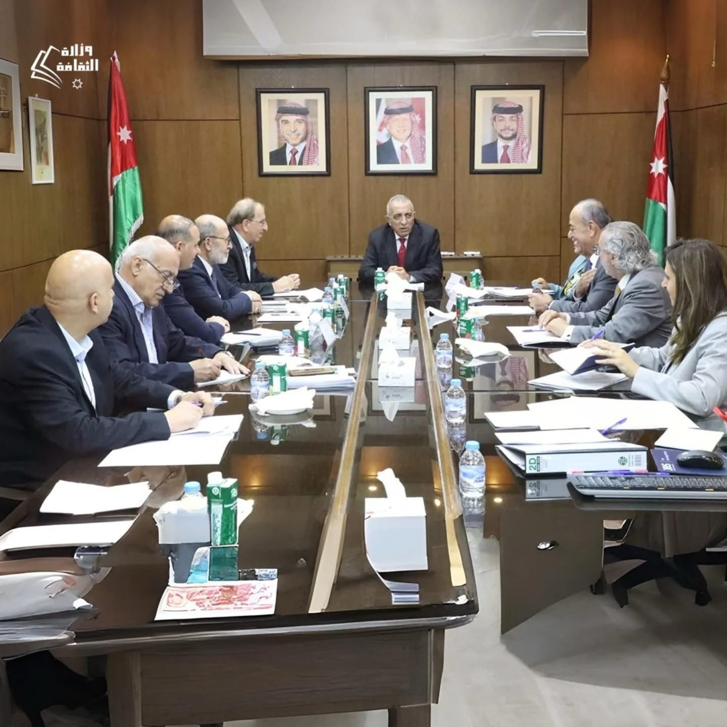 الرواشدة يجتمع بمجلس إدارة صندوق دعم الحركة الثقافية والفنية