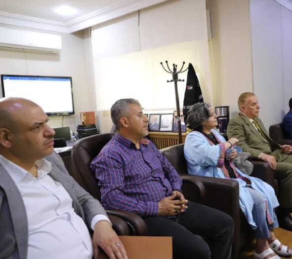 بالصور... حزب البناء الوطني يزور الهيئة الخيرية الهاشمية