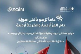 زين تهنئ بالاستقلال وتدعو الأردنيين لاحتفالها الضخم اليوم في حدائق الملك عبدالله الثاني
