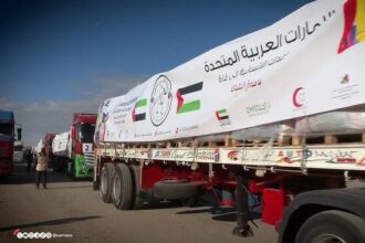 الجهود الدبلوماسية الإماراتية تثمر بإدخال أول شحنة مساعدات إنسانية إلى غزة بعد أكثر من 80 يوماً من الانقطاع