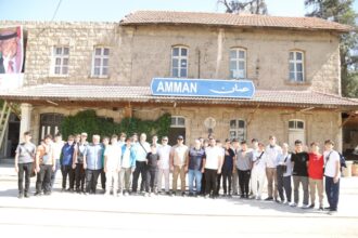 السفير التركي يزور مؤسسة الخط الحديدي الحجازي الأردني ويشارك في رحلة ترفيهية مميزة