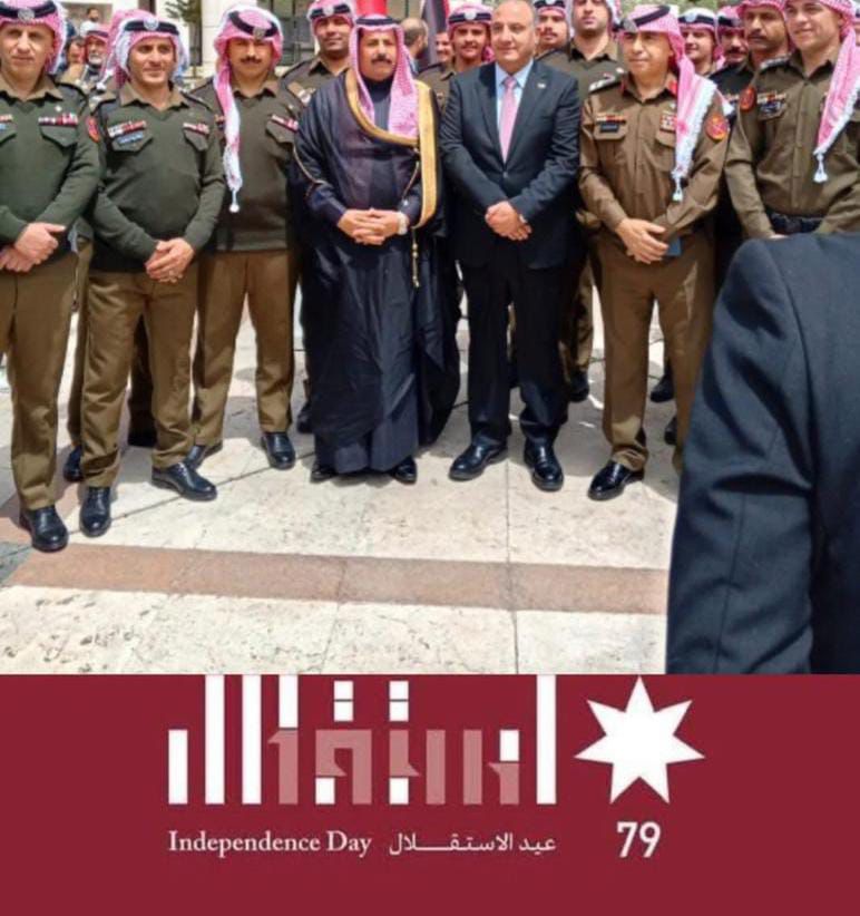 النائب أيمن البدادوة يهنئ الملك وولي العهد بعيد الاستقلال التاسع والسبعين