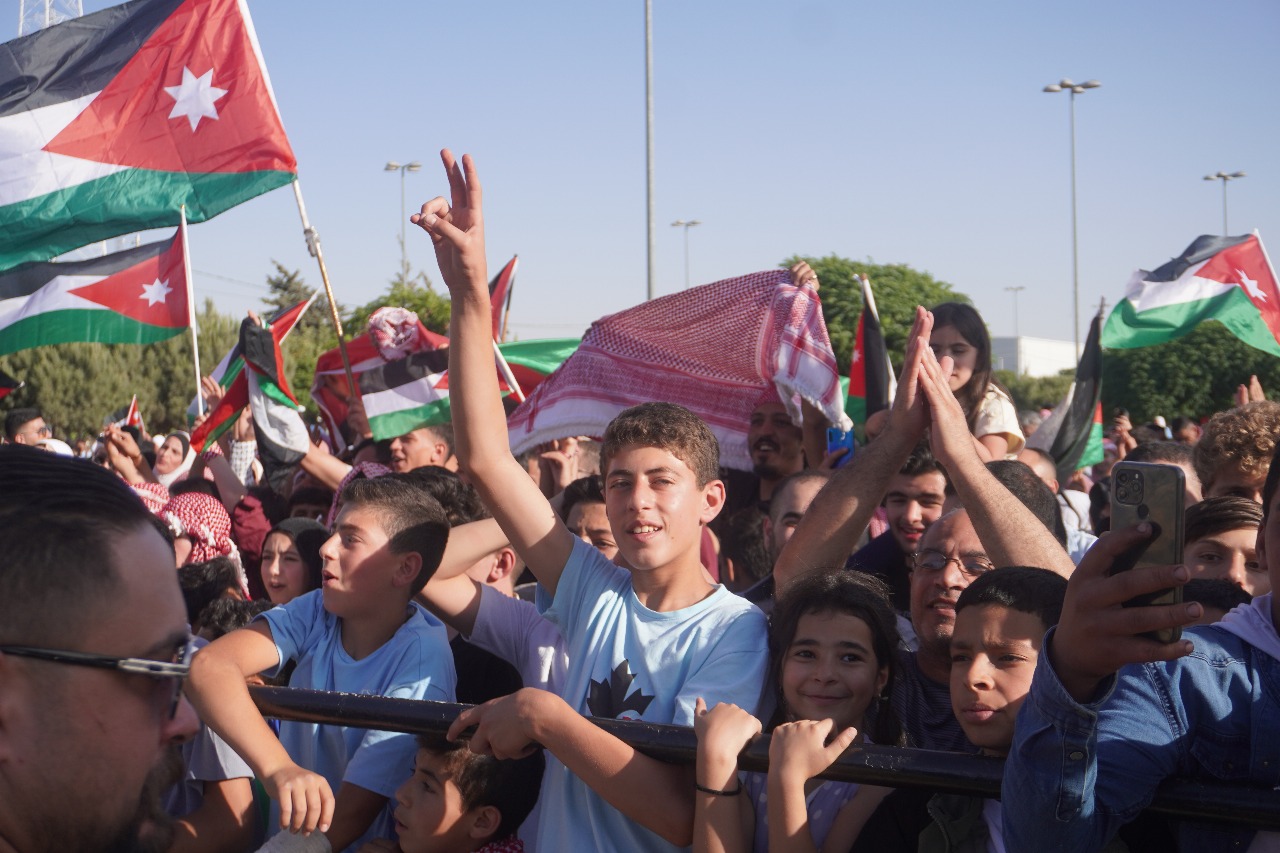 زين تحتفل بعيد الاستقلال الـ79 في حدائق الملك عبدالله الثاني(فيديو وصور)