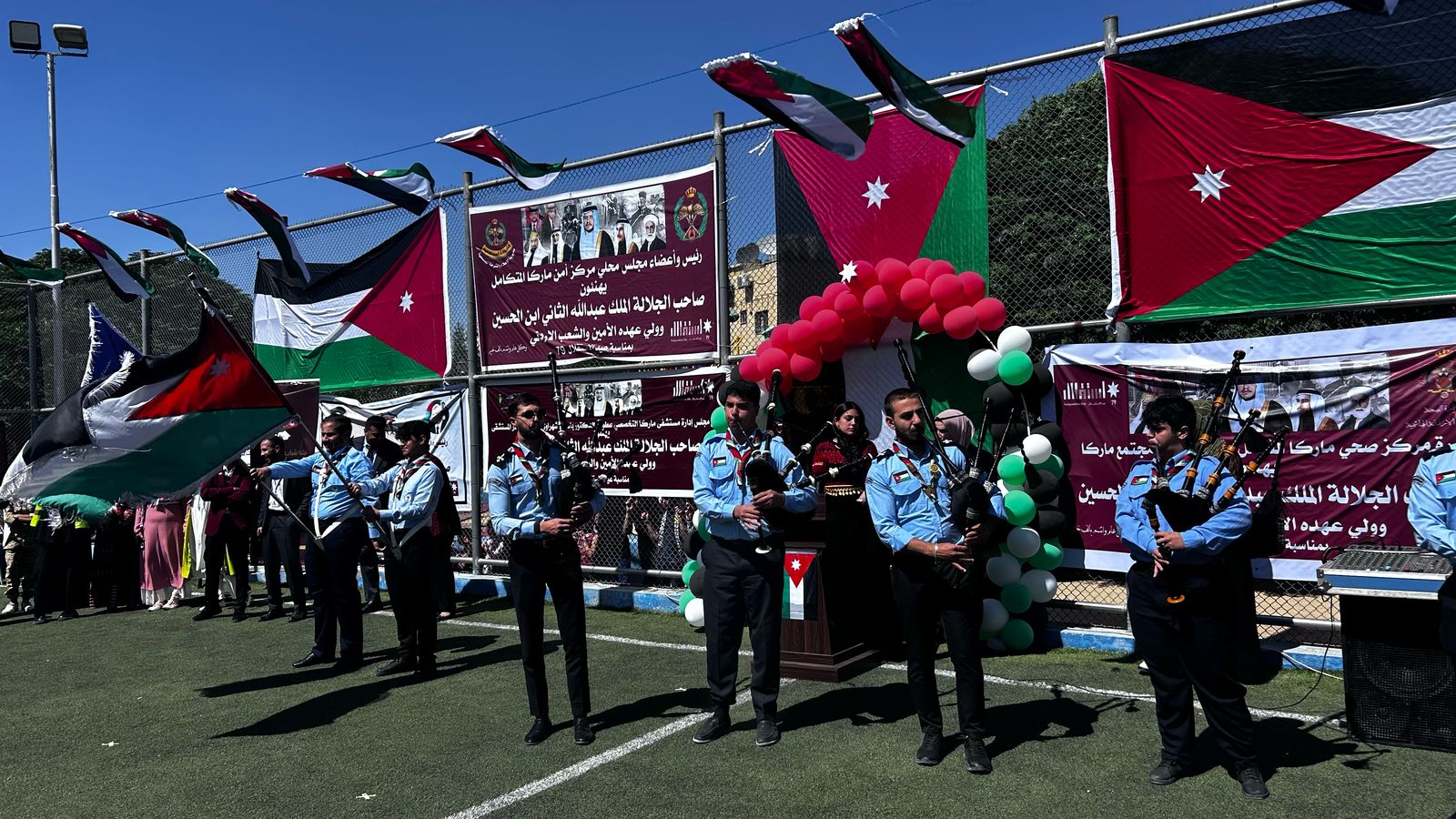 (بالفيديو والصور) ماركا الشمالية تحتفل بعيد الاستقلال بمهرجان وطني حاشد