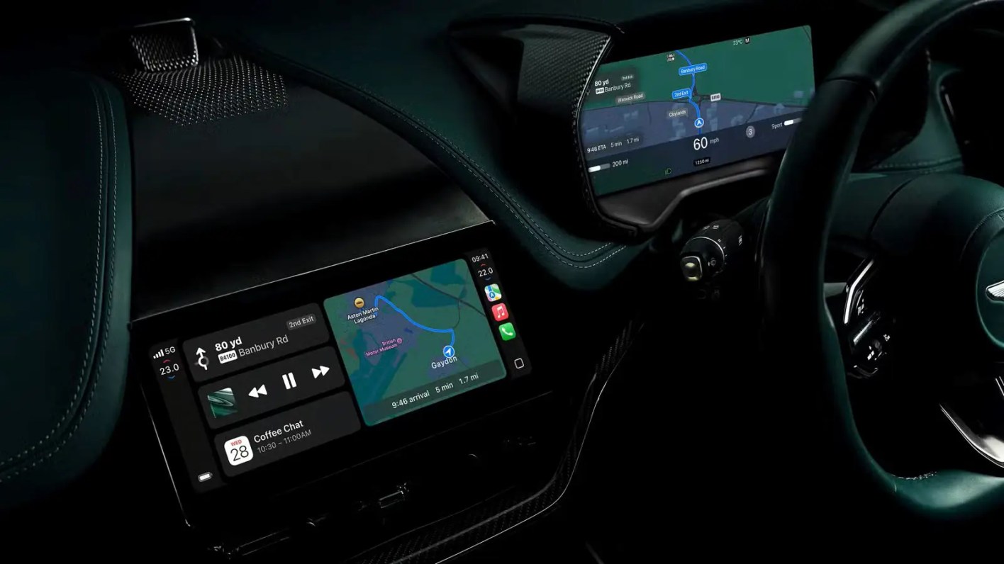 أبل تطلق "CarPlay Ultra" بميزات متقدمة في سيارات أستون مارتن