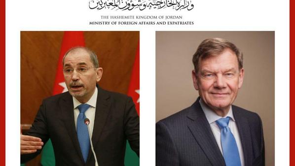 وزير الخارجيه ونظيره الألماني يبحثان جهود التوصل لوقف دائم لإطلاق النار في غزة
