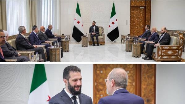 الصفدي ينقل رسالة من الملك إلى الشرع