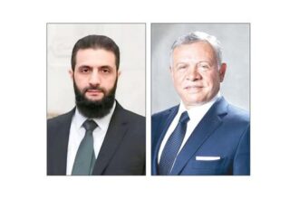 الملك: توسيع التعاون مع سوريا والاستفادة من الفرص المتاحة