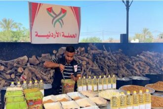 مطبخ الحملة الأردنية يواصل تقديم الوجبات في غزة