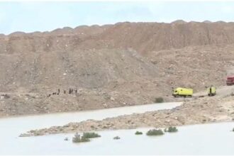 الطفيلة تشهد هطولات مطرية ادت الى تدفق سيول الحسا وبصيرا