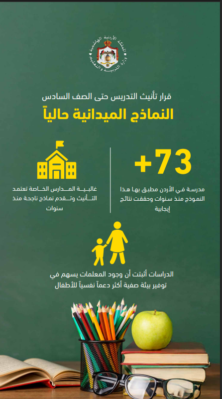 توضيح مستعجل بشأن قرار تأنيث كوادر مدارس الذكور