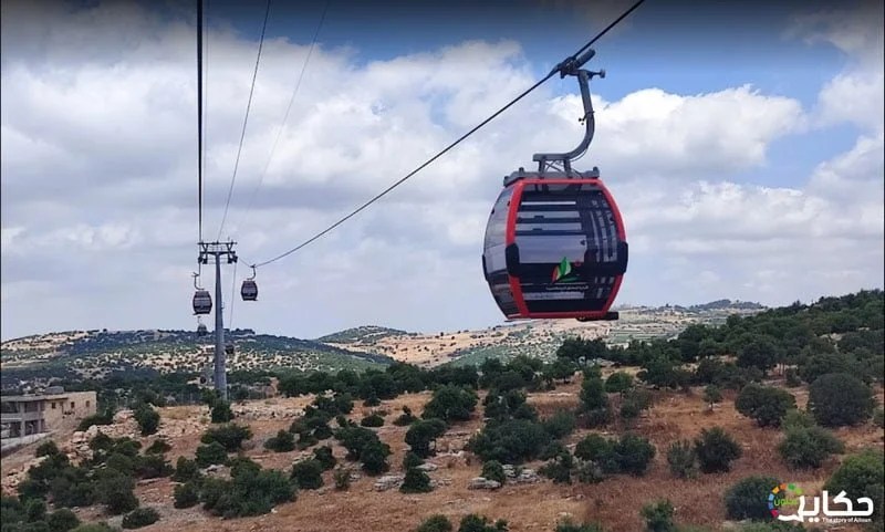 تلفريك عجلون يسجل رقما قياسيا في أعداد الزوار