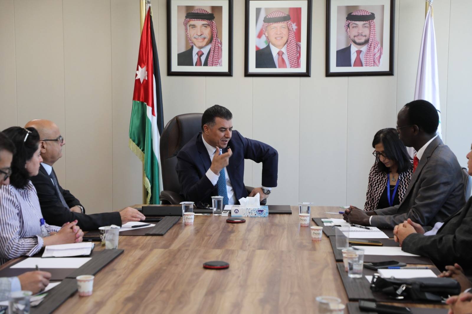 وزير الزراعة يبحث ووفدا كينيا تعزيز التبادل التجاري