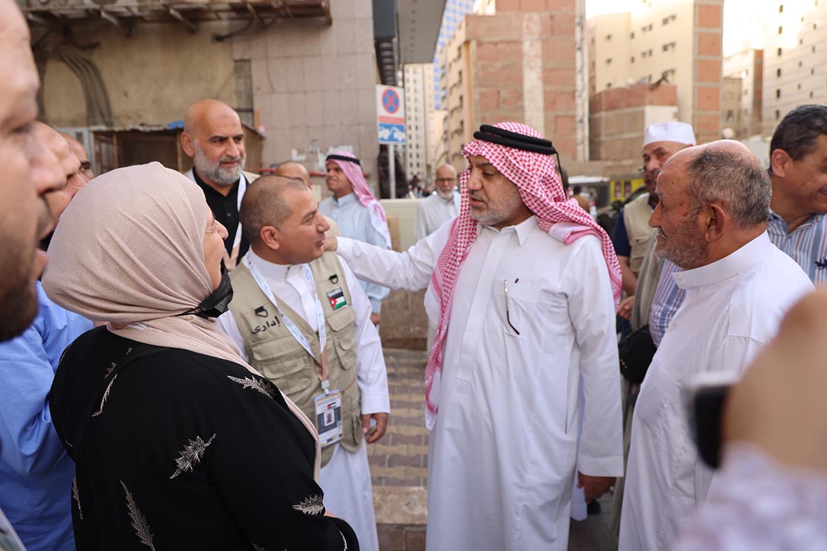 وزير الأوقاف يواصل جولاته التفقدية على الحجاج الأردنيين في مكة