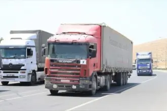 إطلاق أول شحنة برية من أوروبا إلى الأردن عبر "طريق التنمية" بعد 14 عامًا من التوقف
