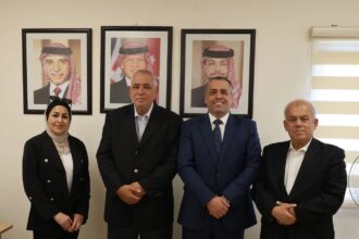 بحث التعاون بين الجمعية الأردنية لمصدري ومنتجي الخضار والفواكه والصندوق الوطني لدعم المؤسسات (نافس)