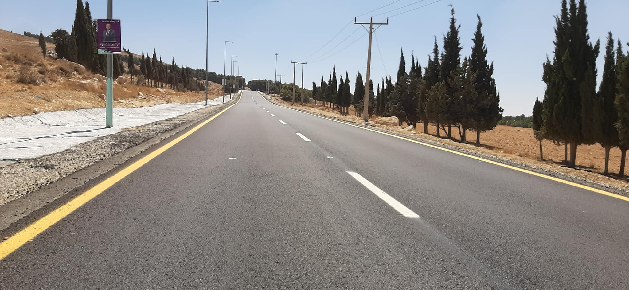الأشغال تبدأ إعادة تأهيل طريق الطفيلة – الكرك