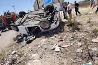 عاجل | انقلاب مركبة ينهي حياة شاب في إربد .. صور