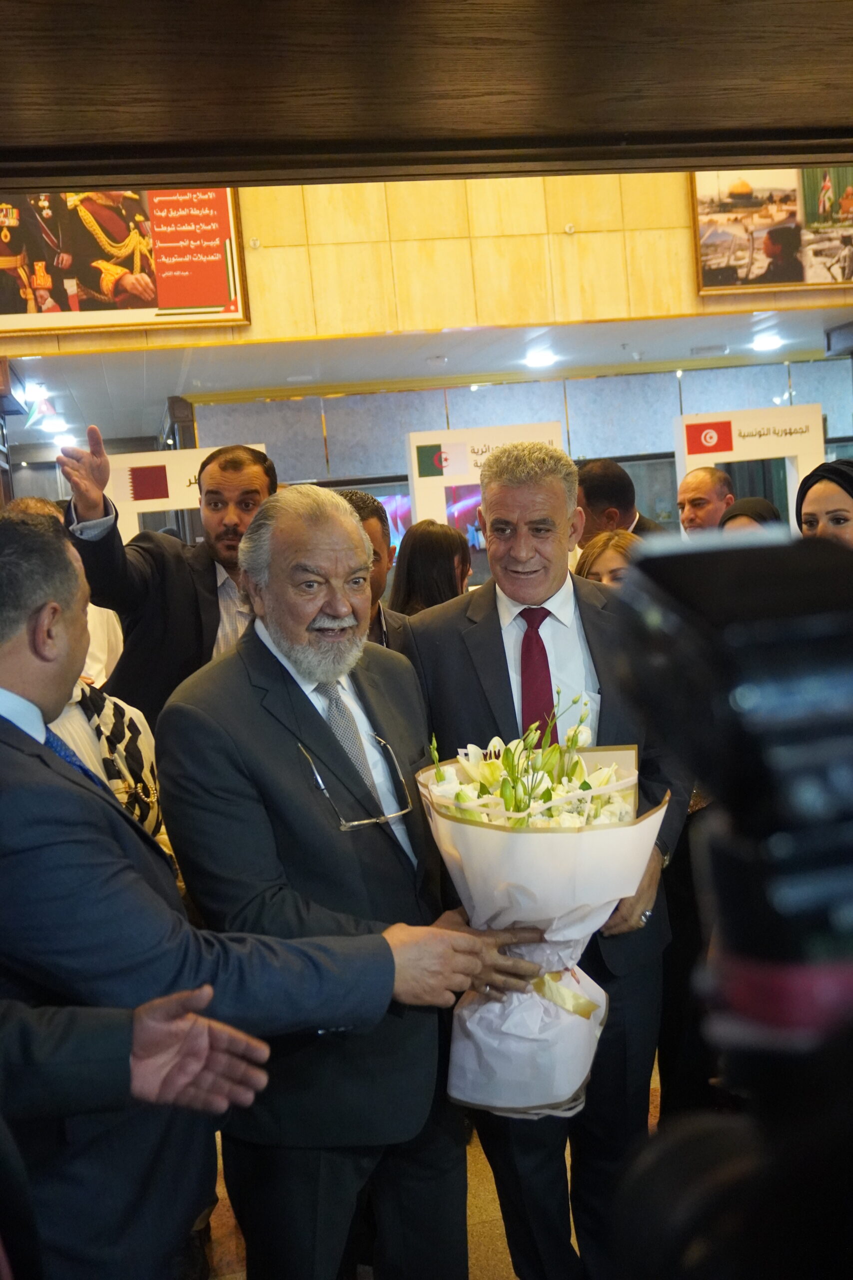 بالصور والفيديو صراحة نيوز تتابع افتتاح معرض طوابع البريد العربي