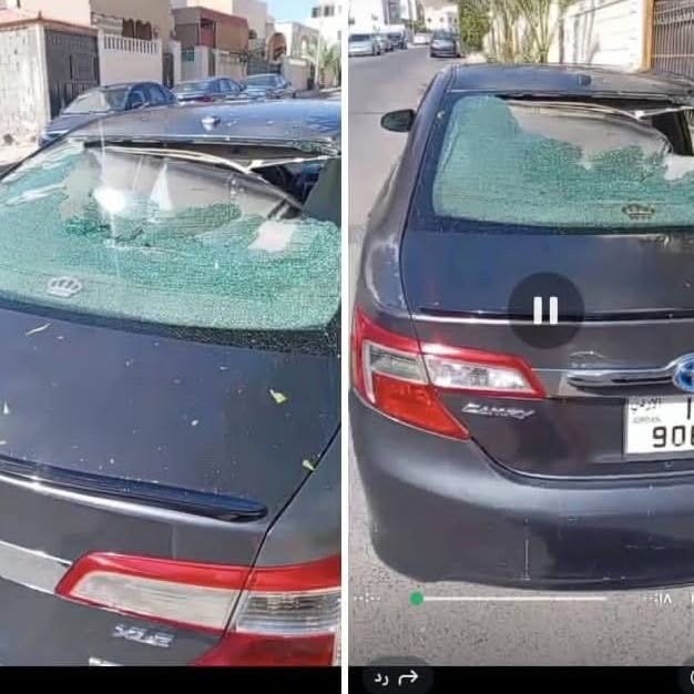 عاجل | سقوط شظية صاروخ على مركبة في العقبة .. تفاصيل