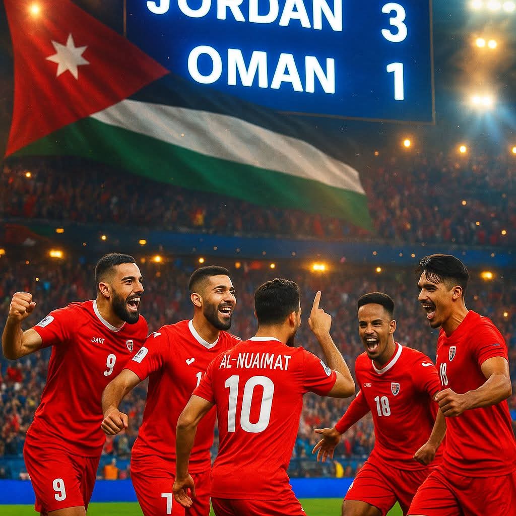 نشامى الوطن يعايدون الأردنيين بثلاثية في شباك عُمان