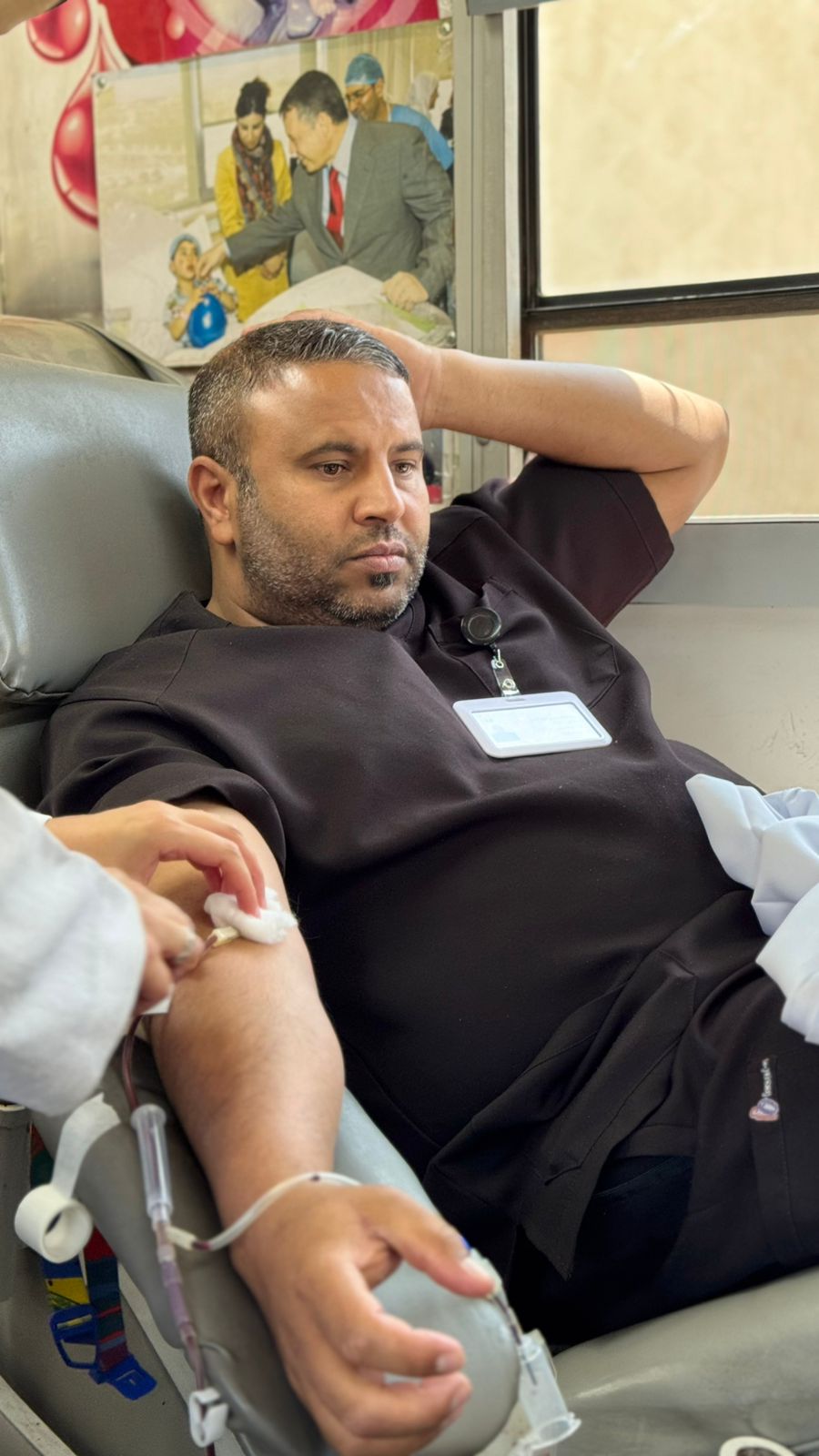 الكلية الجامعية الوطنية للتكنولوجيا تنظم حملة التبرع بالدم