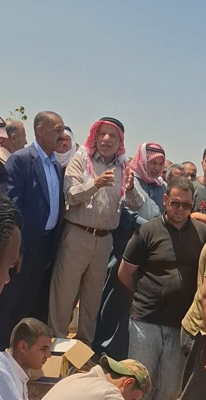 عشائر الازايدة تشيع الشيخ هايل ابو كايد
