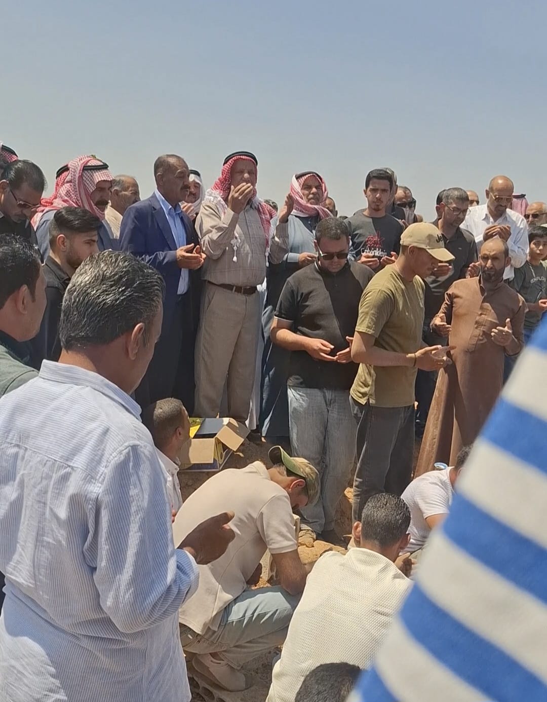 عشائر الازايدة تشيع الشيخ هايل ابو كايد