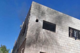 بالفيديو صاروخ يخترق منزلاً في إيدون جنوب إربد