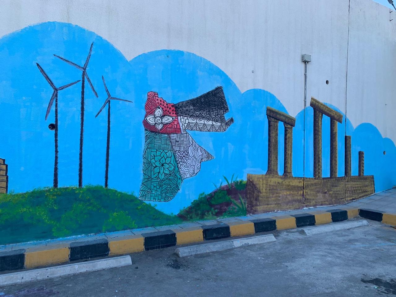 حرير تُكمل جدارية مستشفى الإسعاف والطوارئ ضمن حملة "لون بلدك" في مستشفيات البشير