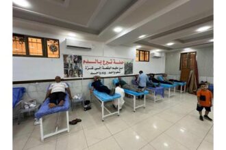 حملة تبرع بالدم في البقعة وعين الباشا دعمًا لأهالي غزة