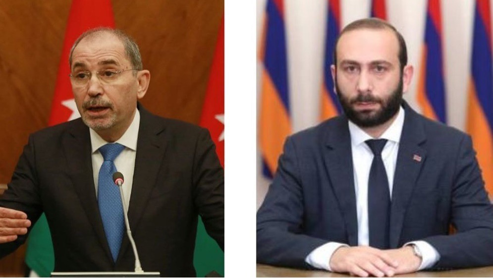 الصفدي ونظيره الأرمني يبحثان التعاون ووقف الحرب في غزة