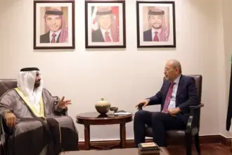 الصفدي واليماحي يشددان على إنهاء العدوان الإسرائيلي على غزة