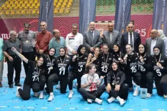 فريق النصر يظفر بلقب دوري السيدات للكرة الطائرة