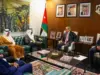 جعفر حسان يستقبل رئيس البرلمان العربي ويؤكد ضرورة وقف العدوان على غزة