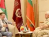 رئيس هيئة الأركان المشتركة يستقبل السفير الروماني