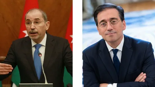 الصفدي يبحث مع نظيره الإسباني جهود وقف إطلاق النار في غزة