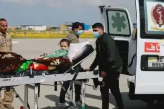 وصل 23 طفلاً من قطاع غزة إلى الأردن ضمن مبادرة الممر الطبي الأردني