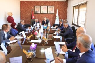العيسوي يلتقي مجلس إدارة الاتحاد العام للمزارعين الأردنيين